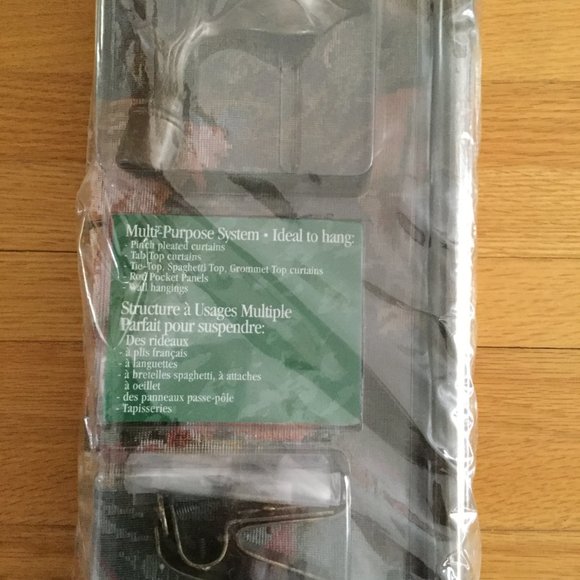 Resin Finial Drapery Rod Set Versailles Encore Series - Picture 4 of 5